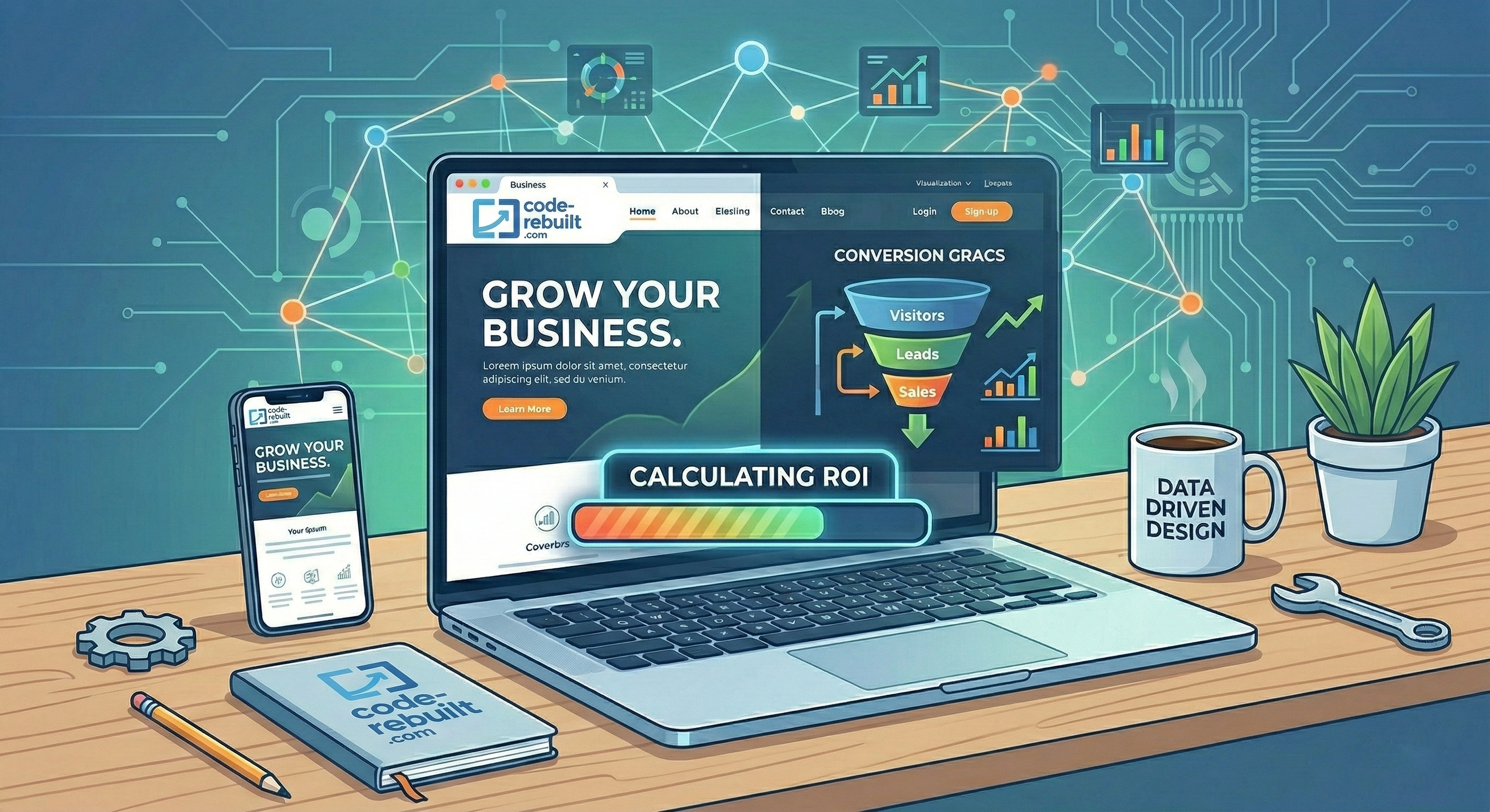 Is Your Website Just a Digital Brochure? How We Build Beautiful Sites That Actually Convert